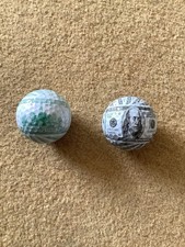 100 Dollar Golf Ball X2
