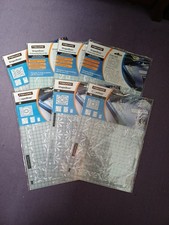 Fiskars Shapeboss Stencils 7 Stencils  Square Oval Circle Rectangle Heritage