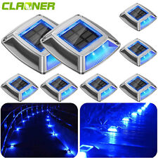 LED Outdoor Solar Deck Lights Stair Step Garden Pathway Waterproof Fence Lamp