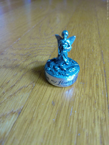 Pewter trinket tooth fairy box - tooth,
