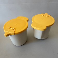2x Vintage Tupperware Milk Jug