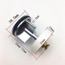 Bathroom Chrome Plated Sink Waste Pop-Up Plug 38MM Kitchen Push Button Basin