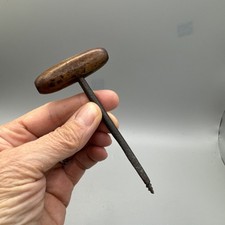Antique Hand Spoon Gouges Drill Auger Bit Gimlet Awl Old Tool