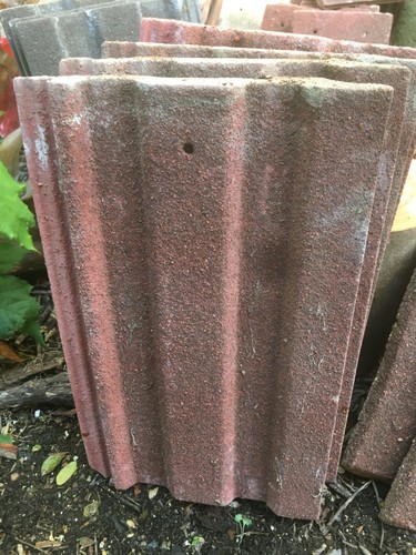 Redland roof tile red - roof, tile,
