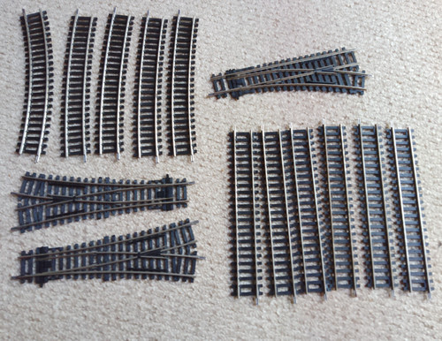 14x hornby curved - curved, track