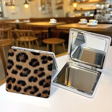 Leopard Print Makeup Mirror -