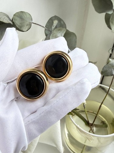 Vintage napier black cabochon - napier,