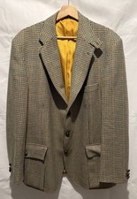 Magee Tweed Green Wool Sports Hacking Hunting Shooting Jacket Men’s Size 46 Reg