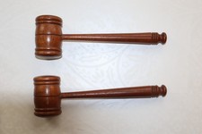 Pair of Wooden Auctioneer