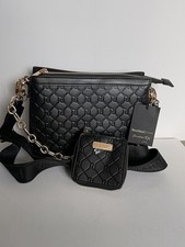 River Island Black Embossed