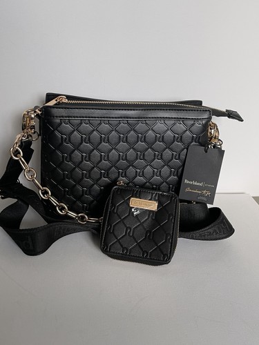 River island black embossed - island,