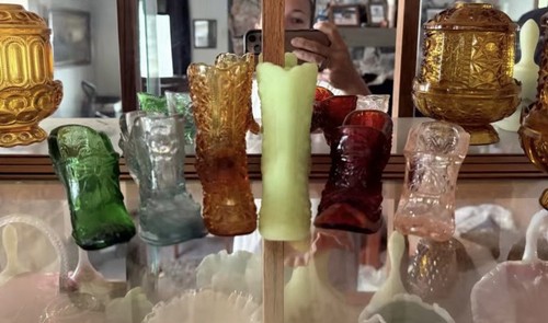 Fenton art glass collection - art,