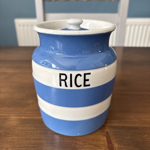 Green cornishware rice - cornishware,