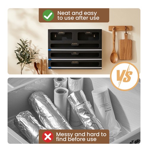 Foil and cling film dispenser - foil,