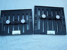 2 Heavy Metal Adjustable Sheet Paper Folders. For Folding Machine. Bindery Paper