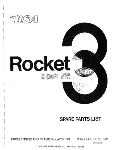 Bsa parts manual - bsa,