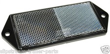 4 x CLEAR REFLECTORS TRAILER PARTS TO FIT,HORSE BOX,CARAVANS,BOATS,IFOR WILLIAMS