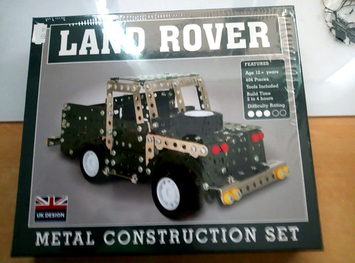 Land rover metal construction - rover,