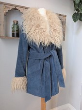 UK 6 8 10 Blue Penny Lane Cord