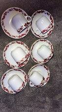 Vintage Royal Ultra Vitrified Italiana Espresso Cups and Saucers