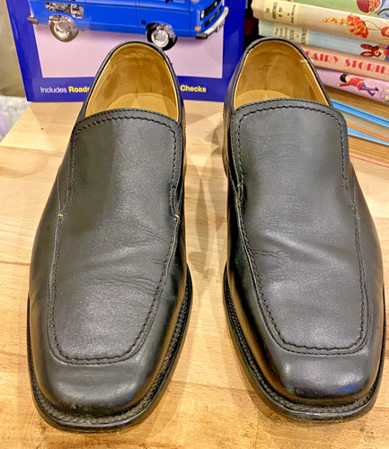 Loake slip black loafers - slip, on