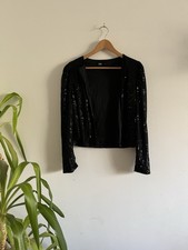 CBR Black Sequin Shrug Bolero