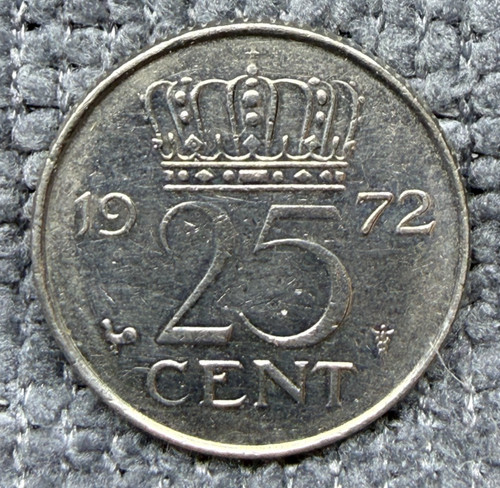 1972 netherlands 25 - -, cent