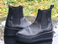 Russell&Bromley Womens Park Up Pull-on Ankle Chelsea Boots Leather Boots Uk3EU36