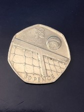 2011 OLYMPIC 50p Coin-TENNIS