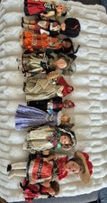 Assorted Vintage Souvenir Dolls Job Lot Collectible Dolls (X10)