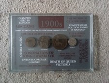 Coins From The 1900s Framed