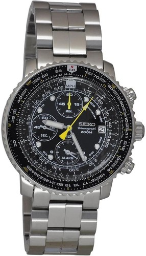 Seiko flightmaster men - flightmaster, black