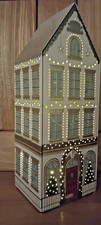Marks & Spencer, M&S Christmas Light-Up House Biscuit Tin (Empty) - Working.