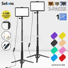 Selens 2PCS 8” LED Video
