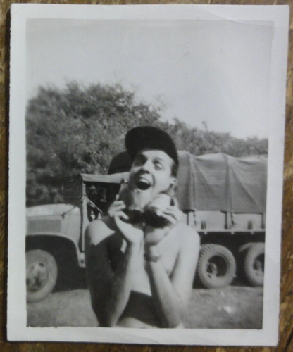 Man with two bottles - two, of