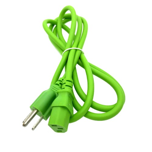 6ft green cable - ac, toshiba