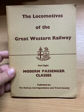 1968 THE LOCOMOTIVES OF THE GWR - PART 8 - MODERN PASSENGER CLASSES PB BOOK (P2)