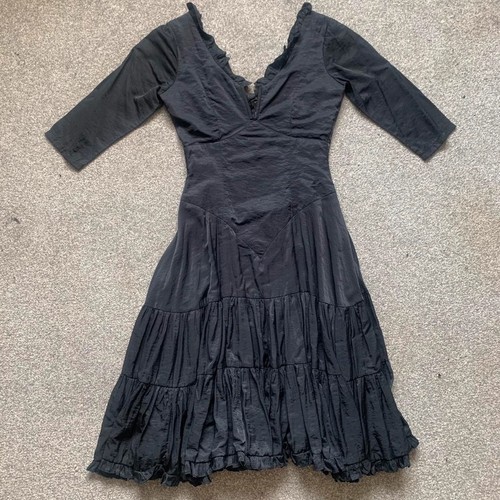 Vintage 90s black - , victorian
