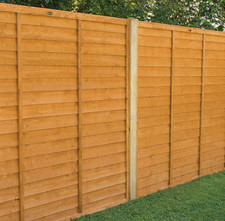 Dip treated overlap - treated, fence