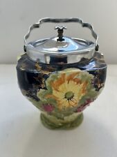 Grimwade's Royal Winton Embossed 'Aster' Biscuit Barrel