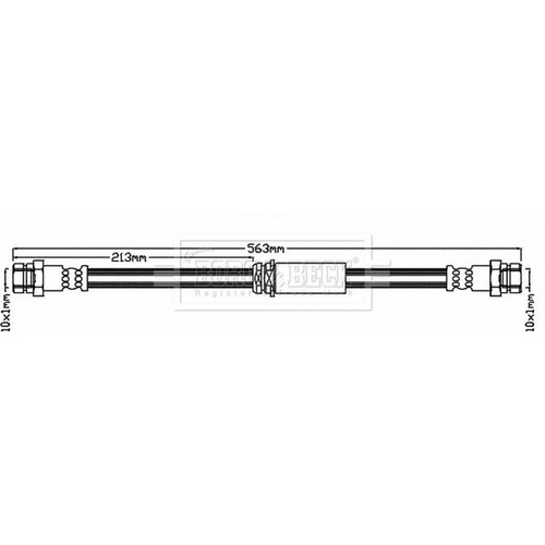 Brake hose for - a3, 2.0