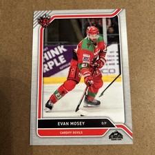 Cardiff Devils Blindside Trading Cards. 2024/25. Evan Mosey. B8. SERIES 1.