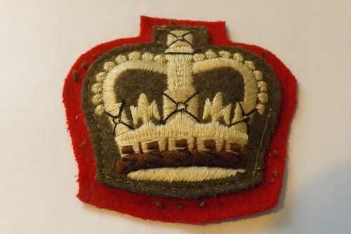 Military cloth badge - cloth, warrant