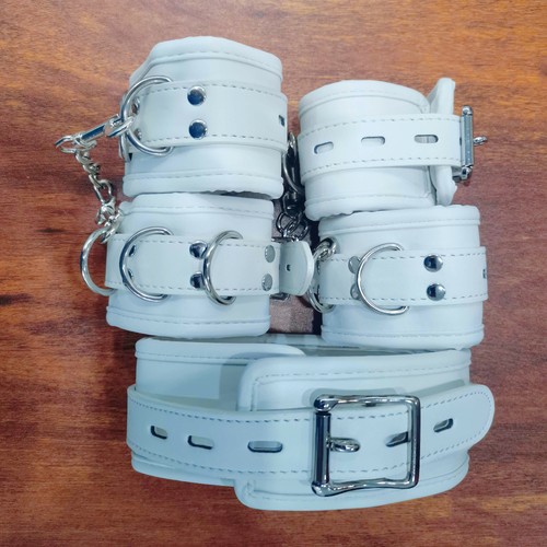 Leather bondage wrist ankle - pu,