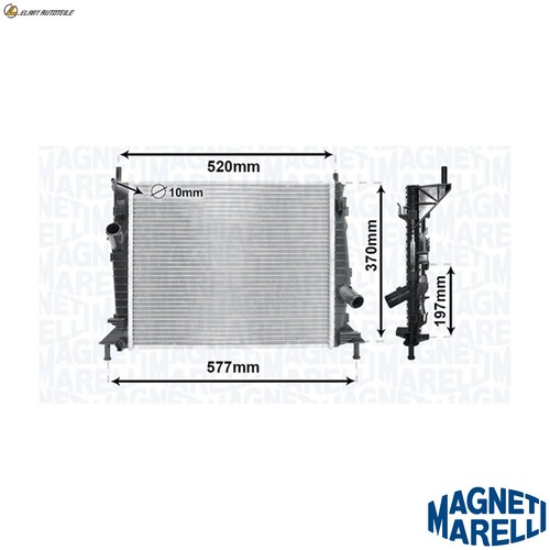 Radiator engine cooling - radiator,