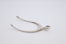 Antique Sterling Silver Wishbone Sugar Tongs Hallmarked Birmingham 1939