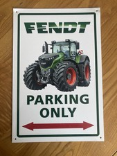 Fendt Parking Only  8" x 12" Metal Sign- Bedroom wall - Garage- Shed- Man Cave