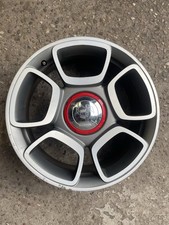 FIAT 500 17" ABARTH 500 PETAL ALLOY WHEEL 51884253 51820551 7Jx17 ET38 #2