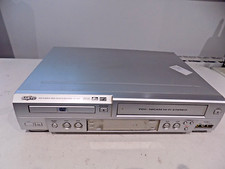 Sanyo HV-DX21 DVD Player Video Cassette Recorder Combo Silver Genuine Tested