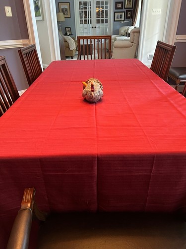 Large cranberry rectangular